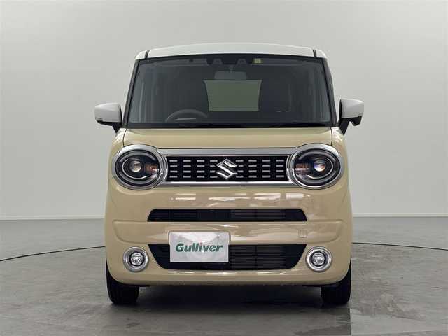 スズキ ワゴンＲ スマイル HYBRID X 福井県 2022(令4)年 3.5万km シフォンアイボリーメタリック 純正SDナビ【CN-RZ865】/　Bluetooth、CD、DVD、USB、TV/ビルトインＥＴＣ/両側パワースライドドア/リアパーキングセンサー/シートヒーター【Ｄ席のみ】/LEDフォグランプ/USB充電口×２/アイドリングストップ/純正フロアマット/ドアバイザー/デュアルカメラブレーキサポート/横滑り防止機能/レーンキープアシスト/盗難防止装置