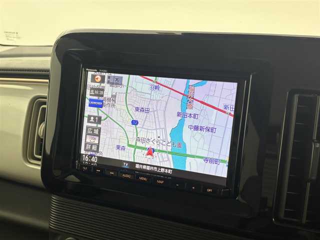 スズキ ワゴンＲ スマイル HYBRID X 福井県 2022(令4)年 3.5万km シフォンアイボリーメタリック 純正SDナビ【CN-RZ865】/　Bluetooth、CD、DVD、USB、TV/ビルトインＥＴＣ/両側パワースライドドア/リアパーキングセンサー/シートヒーター【Ｄ席のみ】/LEDフォグランプ/USB充電口×２/アイドリングストップ/純正フロアマット/ドアバイザー/デュアルカメラブレーキサポート/横滑り防止機能/レーンキープアシスト/盗難防止装置
