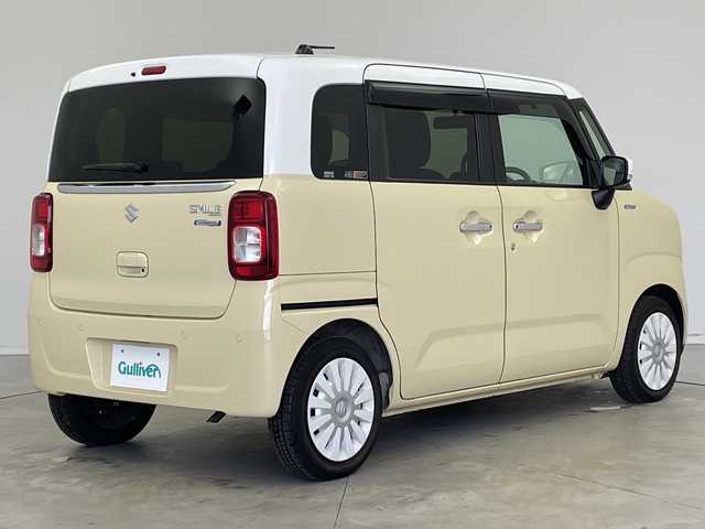 スズキ ワゴンＲ スマイル HYBRID X 新潟県 2022(令4)年 3.5万km シフォンアイボリーメタリック 純正SDナビ【CN-RZ865】/バックカメラ/フルセグTV/Bluetooth/CD、DVD、USB、/ビルトインＥＴＣ/両側パワースライドドア/コーナーセンサー/シートヒーター/LEDヘッドライト/フォグランプ/USB充電口×２/スペアキー1本/アイドリングストップ/純正フロアマット/ドアバイザー/デュアルカメラブレーキサポート/横滑り防止機能/レーンキープアシスト/盗難防止装置