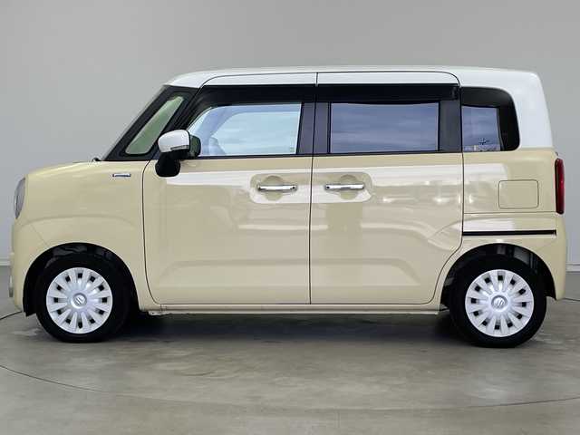 スズキ ワゴンＲ スマイル HYBRID X 新潟県 2022(令4)年 3.5万km シフォンアイボリーメタリック 純正SDナビ【CN-RZ865】/バックカメラ/フルセグTV/Bluetooth/CD、DVD、USB、/ビルトインＥＴＣ/両側パワースライドドア/コーナーセンサー/シートヒーター/LEDヘッドライト/フォグランプ/USB充電口×２/スペアキー1本/アイドリングストップ/純正フロアマット/ドアバイザー/デュアルカメラブレーキサポート/横滑り防止機能/レーンキープアシスト/盗難防止装置