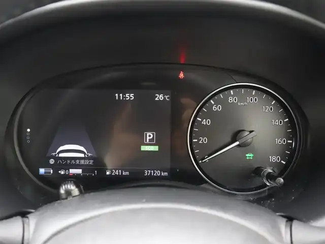 日産 キックス X 神奈川県 2021(令3)年 3.8万km ピュアブラック ワンオーナー/純正メモリナビ/フルセグテレビ/アダプティブクルーズコントロール/ドアバイザー/プッシュスタート/ETC/LEDヘッドライト/保証書/取説、ナビ説/スペアスマートキー/記録簿（R6）