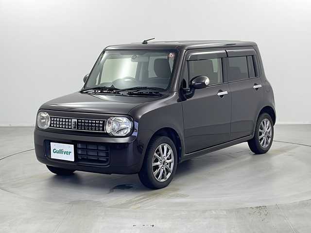 スズキ ラパン X セレクション 栃木県 2012(平24)年 9.9万km アーバンブラウンパールメタリック SDメモリナビ/フルセグTV/ビルトインETC/iPod/USB端子/Bluetoothオーディオ/電動格納ミラー/純正フロアマット/アイドリングストップ/ヒートシーター（D席）/プッシュスタート/LEDヘッドライト/ダブルエアバック/盗難防止装置え