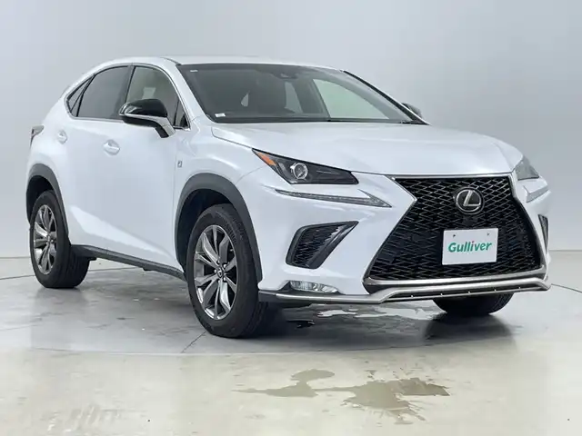 レクサス ＮＸ 300 Fスポーツ 道央・札幌 2019(平31)年 3.4万km ホワイトノーヴァガラスフレーク ・４ＷＤ/ターボ/・レクサスセーフティシステムプラス/・レーダークルーズコントロール/・純正ドライブレコーダー/・純正ナビ・フルセグＴＶ/・ＤＶＤ・ＣＤ・ＢＴ・USB・ＳＤ・Miracast/・バックカメラ/サイドカメラ/・赤Ｘ黒レザーシート/・シートヒーター/エアシート/・パワーシート/・ステアリングヒーター/・LEDヘッドライト/・オートライト/オートハイビーム/・パワーバックドア/・イオンエアコン