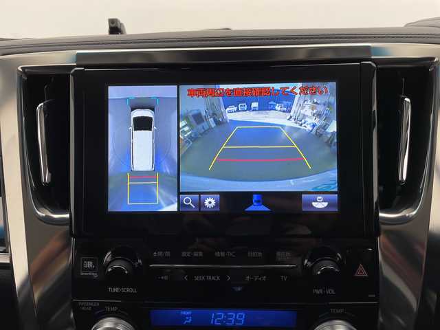 トヨタ ヴェルファイア ハイブリット ZR Gエディション 長野県 2019(平31)年 6.2万km ホワイトパールクリスタルシャイン 純９型ナビ　フルセグＴＶ　全方位カメラ　ＪＢＬサウンド　デジタルインナーミラー　純１２型後席モニター　パワーバックドア　両側電動スライドドア　温・冷シート　黒革　３眼ＬＥＤオートライト　ＢＳＭ　禁煙車/ETC２．０　ドラレコ　1・2列目シートヒーター　オートハイビーム　追従クルコン　衝突軽減　メモリ付きパワーシート　オットマン　Bluetooth　HDMI端子　後席エアコン