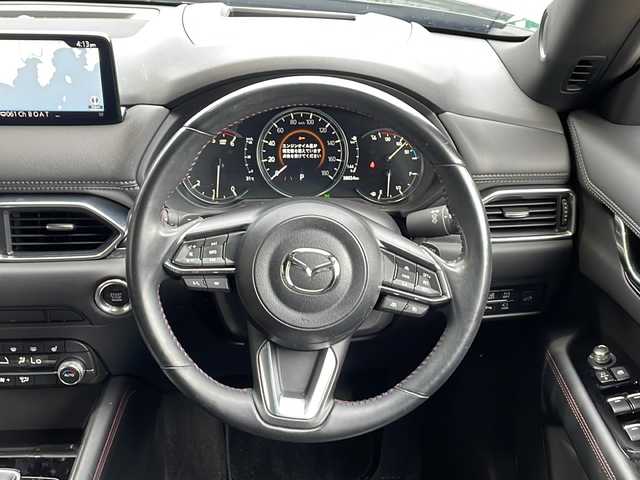 マツダ ＣＸ－５ XD スポーツアピアランス 静岡県 2022(令4)年 3.9万km ジェットブラックマイカ 純正ナビ/・FM/AM/・Bluetooth/・USB/・スマートフォン連携/・フルセグTV/主要装備/・３６０°ビューモニター/・ドライブレコーダー/・ＥＴＣ２．０/・全席シートヒーター/・運転席パワーシート/・アダプティブＬＥＤヘッドライト/・パワーリアゲート/・専用１９インチアルミ/・ワイヤレス充電/・パーキングセンサー/・レーンキープアシスト/・左右独立温度調整オートエアコン/・電動パーキング/・オートホールド/・アイドリングストップ/・ブラインドスポットモニタリング/・ヘッドアップディスプレイ