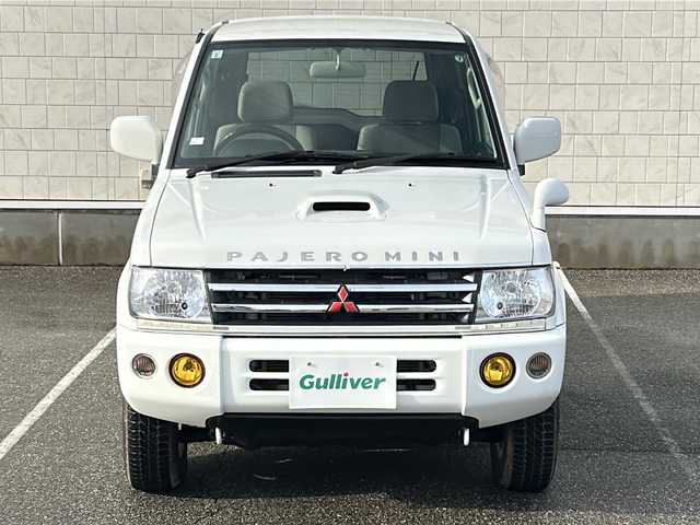 三菱 パジェロ ミニ VR 富山県 2007(平19)年 4.2万km ホワイト 4WD/フォグランプ/純正オーディオ/純正フロアマット/電動格納ミラー/純正アルミホイール/背面タイヤ/ルーフレール積込