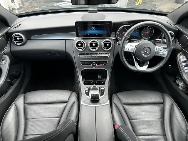 メルセデス・ベンツ Ｃ２２０ｄ ステーションワゴン アバンギャルドAMGライン 埼玉県 2018(平30)年 5.2万km オブシディアンブラック ワンオーナー /黒革シート /ACC /純正ナビ /Apple Car Play /レーダーセーフティパッケージ /前席シートヒーター /BSM /フルセグTV /ドライブレコーダー /ETC /パワーバックドア /アンビエントライト /レーンキープアシスト/AMG18インチアルミ