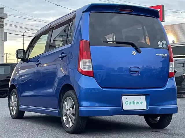 スズキ ワゴンＲ リミテッド 広島県 2011(平23)年 8.2万km パールメタリックカシミールブルー ワンオーナー/社外メモリナビ/フルセグTV/盗難防止装置/オートライト/プッシュスタート/スペアキー/スマートキー/純正14インチアルミホイール/純正フロアマット/HIDライト/保証書有り/取扱説明書有り