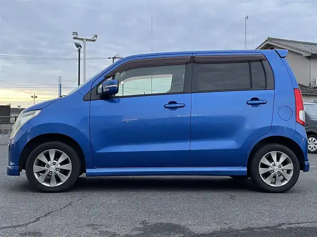 スズキ ワゴンＲ リミテッド 広島県 2011(平23)年 8.2万km パールメタリックカシミールブルー ワンオーナー/社外メモリナビ/フルセグTV/盗難防止装置/オートライト/プッシュスタート/スペアキー/スマートキー/純正14インチアルミホイール/純正フロアマット/HIDライト/保証書有り/取扱説明書有り