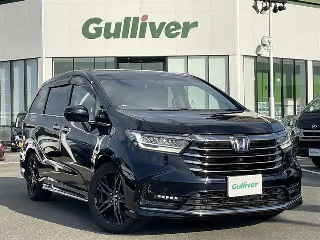 ホンダ オデッセイ ハイブリッド e:HEVアブソルート EX 長崎県 2022(令4)年 3.8万km プレミアムヴィーナスブラックP ワンオーナー/純正SDナビ/CD/DVD/BT/HDMI/フルセグTV/全方位カメラ/ハーフレザーシート/前席パワーシート/前席シートヒーター/ホンダセンシング/レーダークルーズコントロール/レーンキープアシスト/両側パワースライドドア/ブラインドスポットモニター/ナビ連動ドライブレコーダー/ビルトインETC