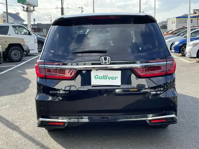 ホンダ オデッセイ ハイブリッド e:HEVアブソルート EX 長崎県 2022(令4)年 3.8万km プレミアムヴィーナスブラックP ワンオーナー/純正SDナビ/CD/DVD/BT/HDMI/フルセグTV/全方位カメラ/ハーフレザーシート/前席パワーシート/前席シートヒーター/ホンダセンシング/レーダークルーズコントロール/レーンキープアシスト/両側パワースライドドア/ブラインドスポットモニター/ナビ連動ドライブレコーダー/ビルトインETC