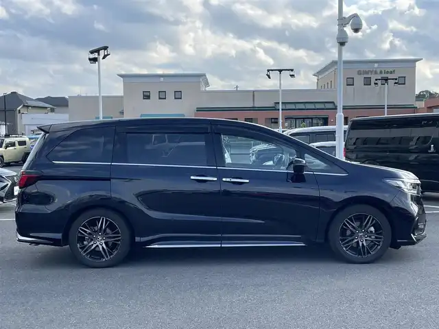 ホンダ オデッセイ ハイブリッド e:HEVアブソルート EX 長崎県 2022(令4)年 3.8万km プレミアムヴィーナスブラックP ワンオーナー/純正SDナビ/CD/DVD/BT/HDMI/フルセグTV/全方位カメラ/ハーフレザーシート/前席パワーシート/前席シートヒーター/ホンダセンシング/レーダークルーズコントロール/レーンキープアシスト/両側パワースライドドア/ブラインドスポットモニター/ナビ連動ドライブレコーダー/ビルトインETC