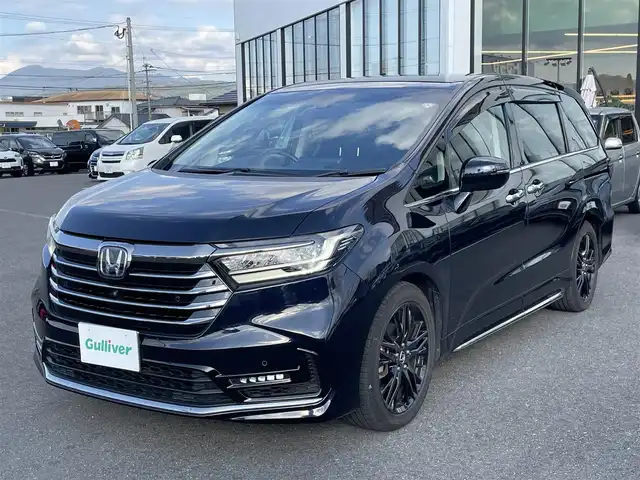 ホンダ オデッセイ ハイブリッド e:HEVアブソルート EX 長崎県 2022(令4)年 3.8万km プレミアムヴィーナスブラックP ワンオーナー/純正SDナビ/CD/DVD/BT/HDMI/フルセグTV/全方位カメラ/ハーフレザーシート/前席パワーシート/前席シートヒーター/ホンダセンシング/レーダークルーズコントロール/レーンキープアシスト/両側パワースライドドア/ブラインドスポットモニター/ナビ連動ドライブレコーダー/ビルトインETC
