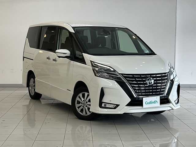 日産 セレナ ハイウェイスター V 新潟県 2022(令4)年 6万km ブリリアントホワイトパール 4WD/純正SDナビ(MJ121D-W)/CD/BT/全方位カメラ/ETC/ドライブレコーダー/衝突被害軽減ブレーキ/レーンキープアシスト/レーダークルーズコントロール/両側パワースライドドア/ステアリングスイッチ/スマートキー/プッシュスタート/LEDヘッドライト/オートライト/フォグランプ/純正15インチアルミホイール