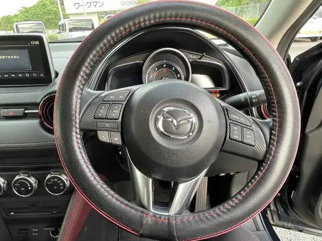 マツダ ＣＸ－３ XD ツーリング 福岡県 2016(平28)年 11.7万km ディープクリスタルブルーマイカ 純正ナビ/（AM/FM/CD/DVD/AUX/USB/BT/フルセグ）/クルーズコントロール/ブラインドスポットモニター/ETC/バックカメラ/前後ドライブレコーダー/純正フロアマット/レザーシート/D+N席シートヒーター/社外16インチアルミホイール/4WD/ターボ/オートライト/LEDヘッドライト/プッシュスタート/スマートキー/アイドリングストップ/ステアリングスイッチ/ドアバイザー/電動格納ミラー/ISO FIX/W+サイド+カーテンエアバッグ