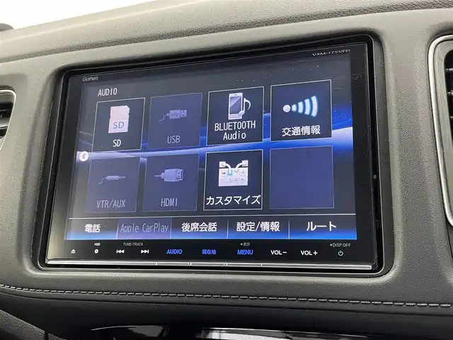 ホンダ ヴェゼル ハイブリッド Z ホンダセンシング 宮城県 2017(平29)年 2.9万km ルーセブラックM 純正SD８インチナビ　/・フルセグTV/・Bluetooth接続/・CD/・DVD/・USB入力端子/・HDMI/ホンダセンシング　/本革シート/ＥＴＣ　/バックカメラ/前席パワーシート　/前席シートヒーター　/シートメモリー　/バックカメラ　/前後ドライブレコーダー　/レーダークルーズコントロール　/LEDヘッドライト/純正ホイール/純正フロアマット/パドルシフト/ダンロップタイヤ2017年製