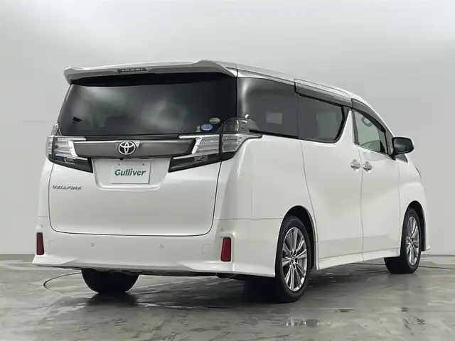 トヨタ ヴェルファイア Z Aエディション 福島県 2017(平29)年 5.3万km ホワイトパールクリスタルシャイン 衝突被害軽減システム　/メモリナビゲーション　/【AM/FM/DVD/CD/Bluetooth/フルセグ】/・フリップダウンモニター　/ＥＴＣ　/バックカメラ　/サンルーフ　/ドライブレコーダー前後　/ハーフレザーシート　/電動リアゲート　/両側パワースライドドア　/オットマン　/プッシュスタート/・スマートキー/LEDライト/・オートライト/・フォグライト/ステアリングスイッチ/・革巻きステアリング/・チルトステアリング/電子パーキング/・ブレーキホールド/