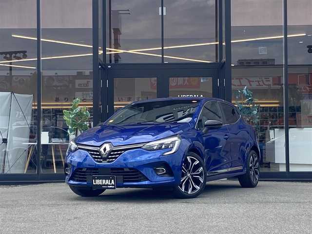 ルノー ルノー ルーテシア 福岡県 2022(令4)年 1万km 青 ・アダプティブクルーズコントロール/・ＵＳＢ／Ｂｌｕｅｔｏｏｔｈ／ＡｐｌｌｅＣａｒＰｌａｙ/・黒革シート/シートヒーター/・社外ETC/・純正17AW/・プッシュスタート/・パーキングアシスト/・アイドリングストップ/・リモコンキー/・スペアキー/・レーンキープアシスト/・オートライト/・LEDライト/・ディスプレイオーディオ/・ステアリングヒーター/・保証書/・取扱説明書