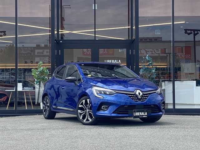 ルノー ルノー ルーテシア 福岡県 2022(令4)年 1万km 青 ・アダプティブクルーズコントロール/・ＵＳＢ／Ｂｌｕｅｔｏｏｔｈ／ＡｐｌｌｅＣａｒＰｌａｙ/・黒革シート/シートヒーター/・社外ETC/・純正17AW/・プッシュスタート/・パーキングアシスト/・アイドリングストップ/・リモコンキー/・スペアキー/・レーンキープアシスト/・オートライト/・LEDライト/・ディスプレイオーディオ/・ステアリングヒーター/・保証書/・取扱説明書