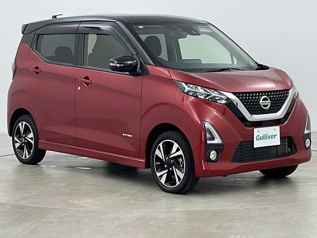 日産 デイズ HWS G ターボ プロパイロットED 道央・札幌 2020(令2)年 3.6万km スパークリングレッド/ブラック ・４ＷＤ/・純正ナビ＆ＴＶ＆ＢＴ＆ＤＶＤ＆ＣＤ/・全方向カメラ/・プロパイロット/・エマージェンシーブレーキ/・車線逸脱警報/・レーンキープアシスト/・ＶＤＣ/・アイドリングストップ/・オートマチックハイビーム/・オートライト/・ＬＥＤヘッドライト/・アダプティブクルーズコントロール/・前席シートヒーター/・ドアミラーヒーター＆ウィンカー/・ＥＴＣ/・電動パーキングブレーキ/・ブレーキホールド