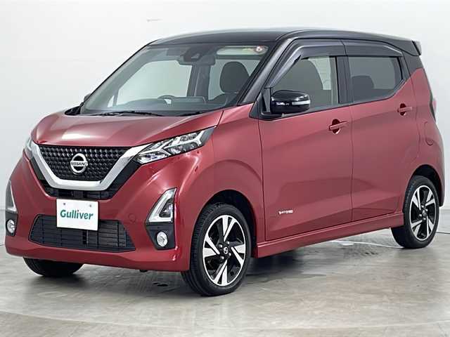 日産 デイズ HWS G ターボ プロパイロットED 道央・札幌 2020(令2)年 3.6万km スパークリングレッド/ブラック ・４ＷＤ/・純正ナビ＆ＴＶ＆ＢＴ＆ＤＶＤ＆ＣＤ/・全方向カメラ/・プロパイロット/・エマージェンシーブレーキ/・車線逸脱警報/・レーンキープアシスト/・ＶＤＣ/・アイドリングストップ/・オートマチックハイビーム/・オートライト/・ＬＥＤヘッドライト/・アダプティブクルーズコントロール/・前席シートヒーター/・ドアミラーヒーター＆ウィンカー/・ＥＴＣ/・電動パーキングブレーキ/・ブレーキホールド