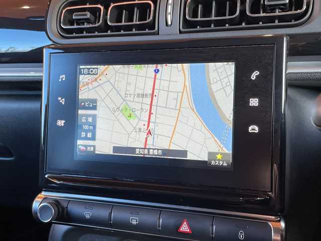 シトロエン Ｃ３ シャイン 愛知県 2019(平31)年 5.1万km アーモンドグリーン 純正ディスプレイオーディオ/ナビ/フルセグTV/バックカメラ/Bluetooth/AppleCarPlay/プッシュスタート/ブラインドスポットモニター/アクティブセーフティブレーキ/クルコン レーンアシスト/純正16インチアルミ