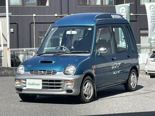 三菱 ミニカ トッポ Rt 宮城県 1996(平8)年 5.8万km スニオンターコイズ 社外オーディオ/1:2ドア/フォグライト