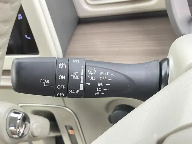 スズキ ラパン X 千葉県 2023(令5)年 1.4万km フォーンベージュM スズキセーフティサポート/・衝突軽減ブレーキ/・レーンキープアシスト/・コーナーセンサー/純正７インチディスプレイオーディオ/・USB/・Bluetooth/・スマホ連携/バックカメラ/LEDオートライト/前席シートヒーター/純正14インチアルミホイール/ドアバイザー/純正フロアマット/プッシュスタート/スマートキー