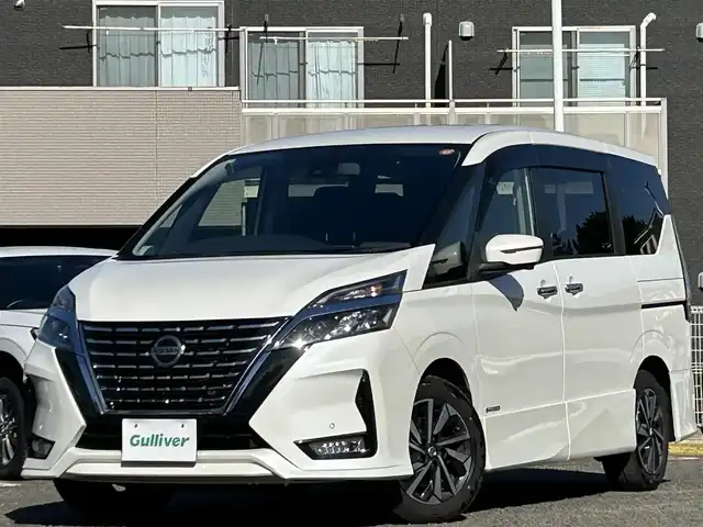 日産 セレナ ハイウェイスター V 宮城県 2020(令2)年 6.1万km ブリリアントホワイトパール /ワンオーナー//純正メモリナビ//CD/DVD/SD/BT/USB/フルセグテレビ//純正フリップダウンモニター//両側パワースライドドア//左側ハンズフリースライドドア//クルーズコントロール//アラウンドビューモニター//エマージェンシーブレーキ//ブラインドスポットモニター//ビルトインETC//HID//スマートキーx2//保証書/取扱説明書/ディーラー点検記録簿