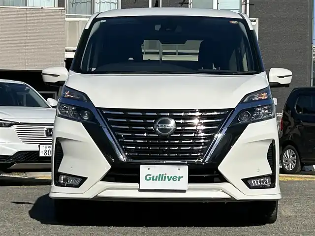 日産 セレナ ハイウェイスター V 宮城県 2020(令2)年 6.1万km ブリリアントホワイトパール /ワンオーナー//純正メモリナビ//CD/DVD/SD/BT/USB/フルセグテレビ//純正フリップダウンモニター//両側パワースライドドア//左側ハンズフリースライドドア//クルーズコントロール//アラウンドビューモニター//エマージェンシーブレーキ//ブラインドスポットモニター//ビルトインETC//HID//スマートキーx2//保証書/取扱説明書/ディーラー点検記録簿