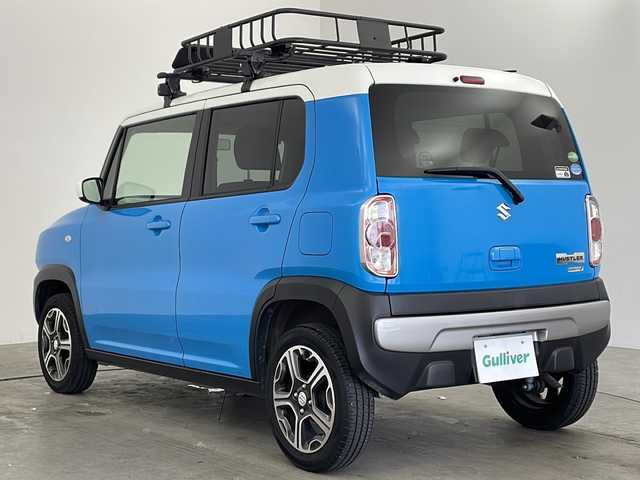 スズキ ハスラー G 兵庫県 2014(平26)年 4.6万km サマーブルーM ・ミッション車/・社外ディスプレイオーディオ（CD・DVD）/・前後ドライブレコーダー/・シートヒーター（D席）/・ビルドインETC/・社外フロアマット/・アイドリングストップ/・ヘッドライトレベライザー/・純正アルミホイール15インチ/・リモコンキー/・ルーフレール