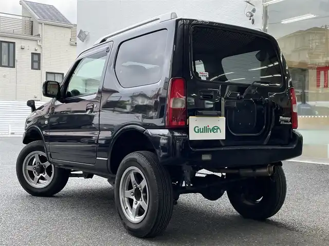 スズキ ジムニー ワイルドウィンド 神奈川県 2007(平19)年 12.2万km ブルーイッシュブラックパール3 KENWOODラジオ/ターボ/4WD/ルーフレール/運転席シートヒーター/ドアバイザー/社外フロアマット/純正16インチアルミホイール/純正ハロゲンヘッドライト/新車時保証書/取扱説明書