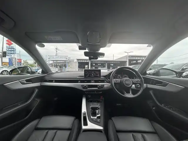 アウディ Ａ５ SB 40TFSIスポーツ 滋賀県 2019(令1)年 5万km マンハッタングレーメタリック アシスタンスP/ラグジュアリーP/マトリクスLEDヘッドライト/レザーシート/シートヒーター/360°カメラ/純正ナビ/TV/CD/DVD/BT/USB/AUX/ACC/LKA/BSM/ドラレコ/純正18インチAW