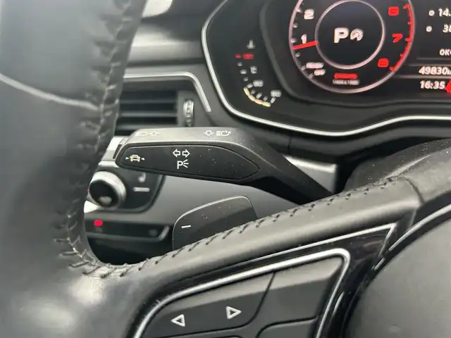 アウディ Ａ５ SB 40TFSIスポーツ 滋賀県 2019(令1)年 5万km マンハッタングレーメタリック アシスタンスP/ラグジュアリーP/マトリクスLEDヘッドライト/レザーシート/シートヒーター/360°カメラ/純正ナビ/TV/CD/DVD/BT/USB/AUX/ACC/LKA/BSM/ドラレコ/純正18インチAW