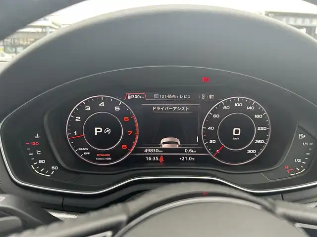 アウディ Ａ５ SB 40TFSIスポーツ 滋賀県 2019(令1)年 5万km マンハッタングレーメタリック アシスタンスP/ラグジュアリーP/マトリクスLEDヘッドライト/レザーシート/シートヒーター/360°カメラ/純正ナビ/TV/CD/DVD/BT/USB/AUX/ACC/LKA/BSM/ドラレコ/純正18インチAW