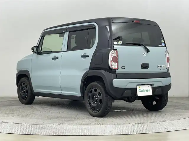 スズキ ハスラー タフワイルド 道央・札幌 2019(令1)年 6.3万km オフブルーメタリック/ブラック 2トーン ・４WD/・社外ナビ/　CD/DVD/SD/BT/フルセグ/・バックカメラ/・衝突軽減ブレーキ/・レーンキープアシスト/・ダウンヒルアシストコントロール/・グリップコントロール/・ハーフレザーシート/・前席シートヒーター/・LEDヘッドライト/・フォグライト/・オートライト/・プッシュスタート/・スマートキー/・純正フロアマット/・ドアバイザー