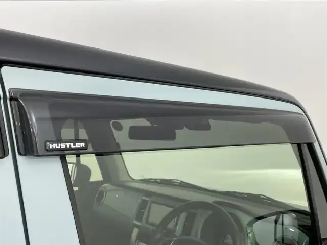 スズキ ハスラー タフワイルド 道央・札幌 2019(令1)年 6.3万km オフブルーメタリック/ブラック 2トーン ・４WD/・社外ナビ/　CD/DVD/SD/BT/フルセグ/・バックカメラ/・衝突軽減ブレーキ/・レーンキープアシスト/・ダウンヒルアシストコントロール/・グリップコントロール/・ハーフレザーシート/・前席シートヒーター/・LEDヘッドライト/・フォグライト/・オートライト/・プッシュスタート/・スマートキー/・純正フロアマット/・ドアバイザー