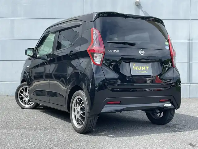 日産 デイズ X 千葉県 2021(令3)年 1.8万km ブラック 純正ナビ/フルセグＴＶ　/バックカメラ　/衝突被害軽減ブレーキ/レーンキープアシスト/オートライト/ＵＳＢソケット/アイドリングストップ/コーナーセンサー　/プッシュスタート/スマートキー　/横滑り防止装置