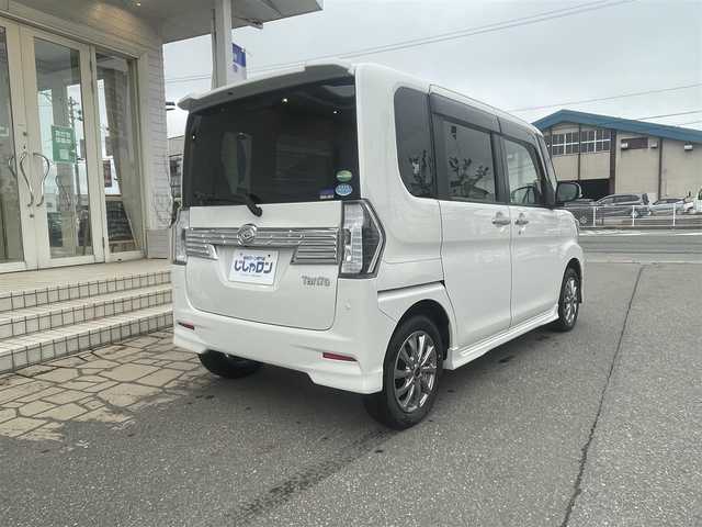 ダイハツ タント カスタム X トップED SA Ⅲ 秋田県 2018(平30)年 12.2万km パールホワイトⅢ (株)IDOMが運営する【じしゃロン秋田店】の自社ローン対象車両になります。こちらは現金またはオートローンご利用時の価格です。自社ローンご希望の方は別途その旨お申付け下さい/４WD/社外ナビ（CD・DVD・BT接続可）/フルセグテレビ/バックカメラ/片側パワースライドドア/コーナーセンサー/シートヒーター（D席）/LEDヘッドライト