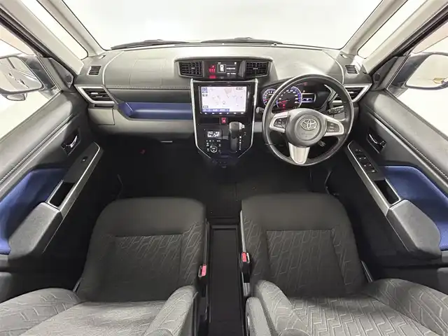 トヨタ ルーミー カスタムG S 佐賀県 2018(平30)年 7.4万km ブラックマイカメタリック 純正9インチナビ/フルセグTV/Bluetooth/CD/DVD/バックカメラ/両側パワースライドドア/ビルトインETC/前方・後方ドライブレコーダー/クルーズコントロール/衝突被害軽減ブレーキ/レーンキープアシスト/コーナーセンサー/シートヒーター/純正フロアマット/純正14インチアルミホイール/純正ドアバイザー/スペアキー1本