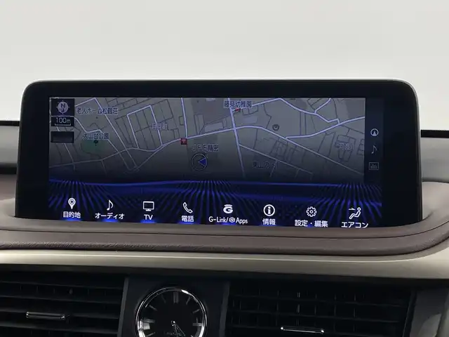 レクサス ＲＸ 450h バージョンL 新潟県 2020(令2)年 3.7万km ソニッククォーツ 純正ナビ/（Bluetooth/フルセグテレビ/CD）/アラウンドビューモニター/赤茶革シート/前席パワーシート/前席シートヒーター・エアシート/後席シートヒーター/ステアリングヒーター/電動格納セカンドシート/ヘッドアップディスプレイ/パワーバックドア/前後ドライブレコーダー/サンルーフ/三眼LEDライト/オートライト/オートハイビーム/レーダークルーズコントロール/レーンキープアシスト/コーナーセンサー/スマートキー/スペアキー/カードキー/パドルシフト