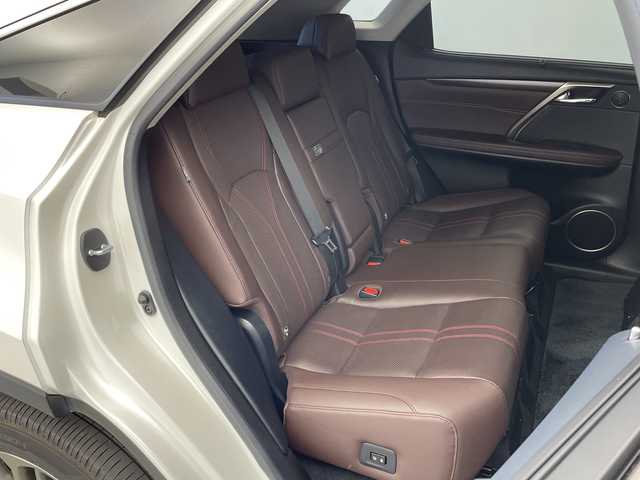 レクサス ＲＸ 450h バージョンL 新潟県 2020(令2)年 3.7万km ソニッククォーツ 純正ナビ/（Bluetooth/フルセグテレビ/CD）/アラウンドビューモニター/赤茶革シート/前席パワーシート/前席シートヒーター・エアシート/後席シートヒーター/ステアリングヒーター/電動格納セカンドシート/ヘッドアップディスプレイ/パワーバックドア/前後ドライブレコーダー/サンルーフ/三眼LEDライト/オートライト/オートハイビーム/レーダークルーズコントロール/レーンキープアシスト/コーナーセンサー/スマートキー/スペアキー/カードキー/パドルシフト