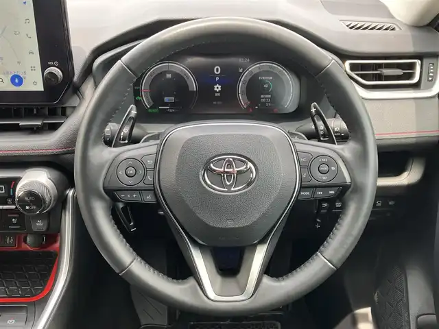 トヨタ ＲＡＶ４ HV アドベンチャー オフロードPKGⅡ 道南・函館 2024(令6)年 1.2万km アティチュードブラックマイカ ・ワンオーナー車/・寒冷地仕様/・Toyota Safety Sense//PCS//BSM//LTA//ACC/・純正ディスプレイオーディオ/・フルセグTV/・パノラマビューモニター/・ETC2.0/・ドライブレコーダー搭載デジタルミラー/・100V充電/・パワーバックドア/・ランニングボード/・運転席メモリー付パワーシート/・前席エアーシート/・ステアリングヒーター/・フロントワイパーデアイサー/・パドルシフト/・BBS18インチホイール/・社外サスペンション/・純正LEDヘッドライト/・フロントフォグランプ/・オートマチックハイビーム/・オートライト/・スマートキー/・エンジンプッシュスタート/・新車時保証書/・取扱説明書/・スペアキー有
