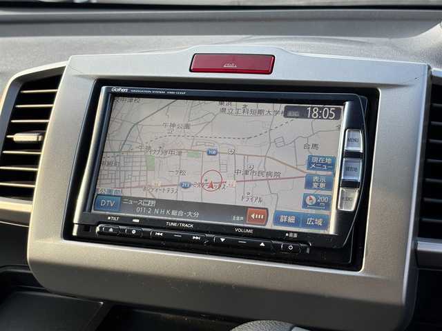 ホンダ フリード ハイブリット ジャストセレクション 大分県 2011(平23)年 6.5万km プレミアムブラキッシュパール ・純正ナビ(CD.DVD.SD.BT)/・フルセグテレビ/・片側パワースライドドア/・後席モニター/・三列シート/・ETC/・オートエアコン/・オートライト/・スマートキー/・クルーズコントロール/・ステアリングリモコン/・フロアマット
