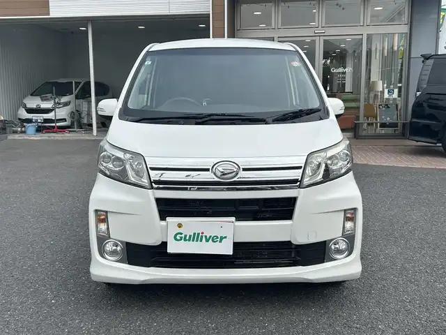 ダイハツ ムーヴ カスタム X SA 埼玉県 2013(平25)年 2.8万km パール ワンオーナー/純正ナビ/ワンセグＴＶ/バックカメラ/Bluetooth/ＣＤプレーヤー/横滑り防止装置/衝突被害軽減システム/スマートキー/スペアキー/エンジンスタートボタン/純正フロアマット/ミュージックプレーヤー接続