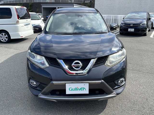 日産 エクストレイル 20X エマージェンシーブレーキ 山梨県 2016(平28)年 1.7万km ダイヤモンドブラック ４WD/純正ＳＤナビ　/全周囲カメラ　/フルセグＴＶ　/純正ビルトインＥＴＣ　/ＣＤ／ＵＳＢ／Ｂｌｕｅｔｏｏｔｈ　/運転席／助手席シートヒーター　/純正１７インチＡＷ　/ＡＢＳ　/横滑り防止装置　/レーンキープアシスト