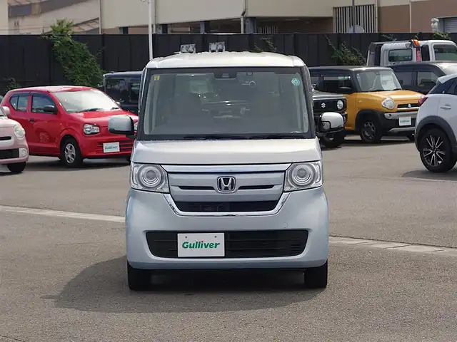 ホンダ Ｎ ＢＯＸ G ホンダセンシング 山形県 2020(令2)年 6.6万km モーニングミストブルーM 4WD/ワンオーナー/SDナビ/　　【CD DVD BT ワンセグ】/バックカメラ/両側スライドドア/レーダークルーズコントロール/LEDオートヘッドライト/シートヒーター/14インチアルミホイール/ドライブレコーダー/ステアリングスイッチ/電動格納ウィンカーミラー/フロアマット/ドアバイザ―/スマートキー×2/ETC