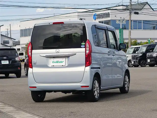 ホンダ Ｎ ＢＯＸ G ホンダセンシング 山形県 2020(令2)年 6.6万km モーニングミストブルーM 4WD/ワンオーナー/SDナビ/　　【CD DVD BT ワンセグ】/バックカメラ/両側スライドドア/レーダークルーズコントロール/LEDオートヘッドライト/シートヒーター/14インチアルミホイール/ドライブレコーダー/ステアリングスイッチ/電動格納ウィンカーミラー/フロアマット/ドアバイザ―/スマートキー×2/ETC