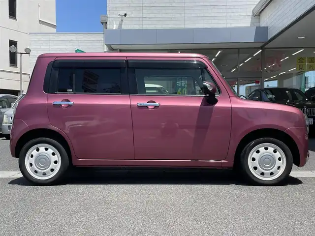 スズキ ラパン ショコラ X 岡山県 2013(平25)年 11.9万km カシスピンクパールメタリック 登録時走行距離118891km/SDナビ（AM/FM/BT/TV/DISC）/ETC/LEDヘッドライト/純正フロアマット/オートライト/アイドリングストップ/フルフラットシート/パワーウィンドウ/パワーステアリング/電格ミラー/ドアバイザー