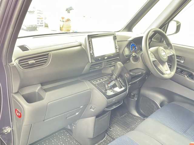 日産 ルークス ハイウェイスター X 道央・札幌 2021(令3)年 6.2万km アメジストパープル ・４WD/・純正ナビ（MM320D-L）/・Bluetooth/CD/DVD/USB/AUX/SD/フルセグTV/・アラウンドビューモニター/・片側パワースライドドア/・シートヒーター運転席/助手席/・スマートキー/・LEDヘッドライト/・オートライト/・エマージェンシーブレーキ/・レーンキープアシスト/・盗難防止装置/・ナビ連動ドライブレコーダー/・ETC